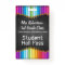 Coloured Pencils Bathroom / Hall Pass Badge