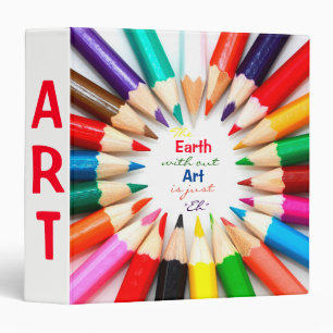 Coloured Pencils Binder