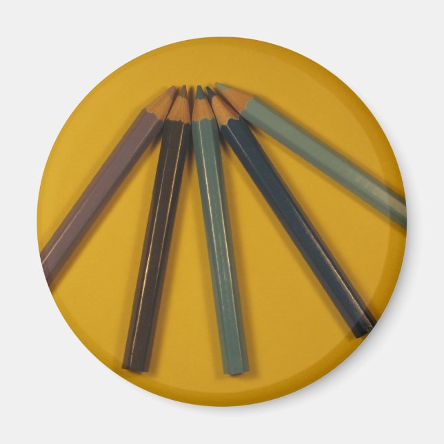 Coloured Pencils Magnet (Front)