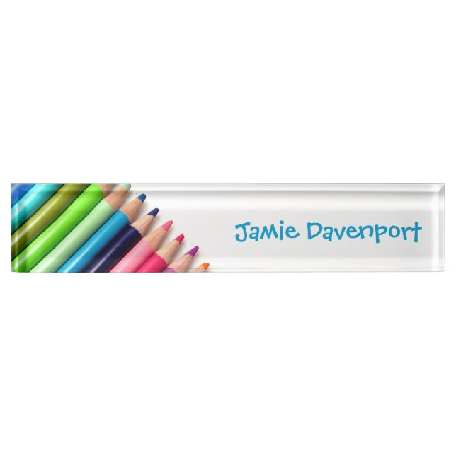 Coloured Pencils Nameplate (Front)