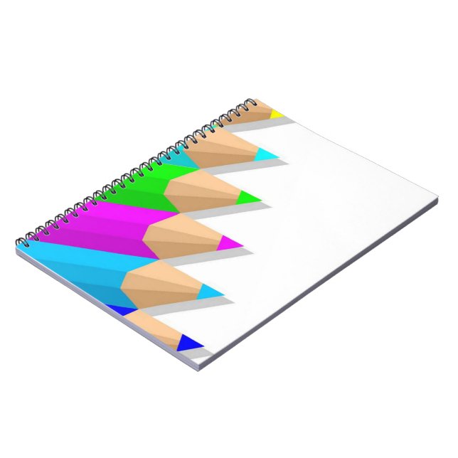 Coloured Pencils Notebook (Left Side)