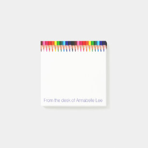 Coloured Pencils Post-it Notes