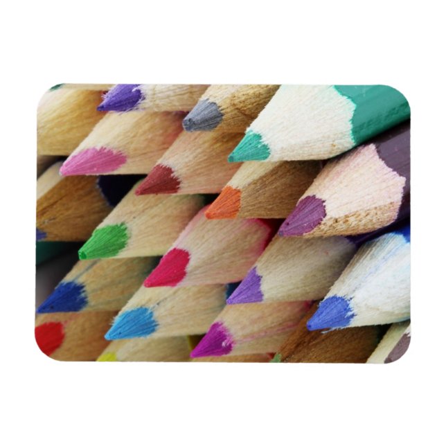 Coloured Pencils Premium Magnet (Horizontal)