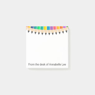 Coloured Pencils Swag Post-it Notes