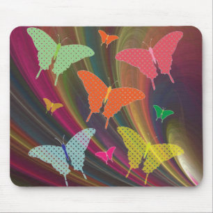 Coloured Rainbow Mouse Pad