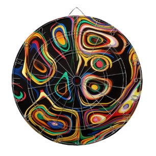 Coloured Rainbows Dartboard