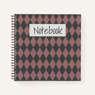 Coloured rhombus elegant throw pillow notebook