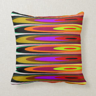 Coloured Saucers Throw Pillow