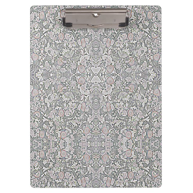 Coloured Shapes Pattern Clipboard (Front)