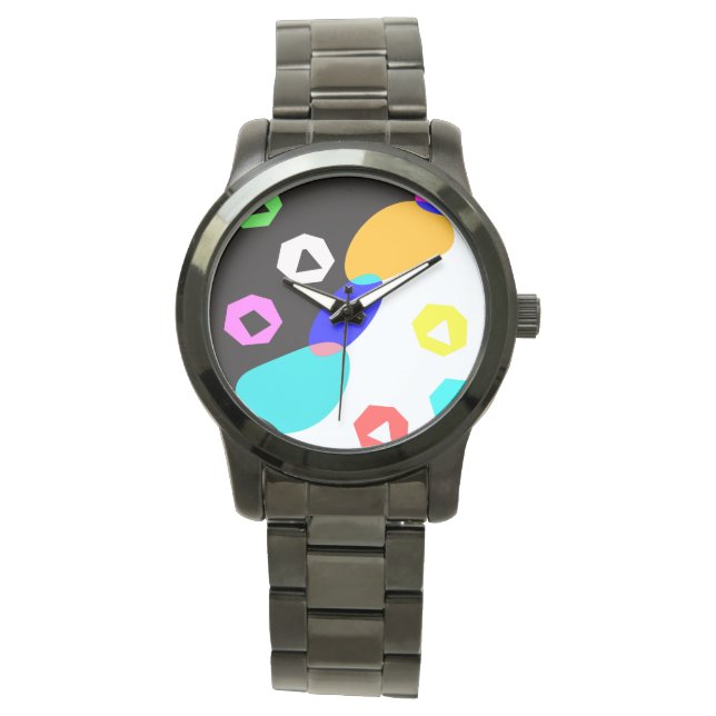Coloured shapes watch (Front)
