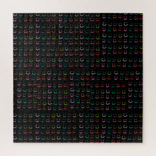 Coloured smiles jigsaw puzzle