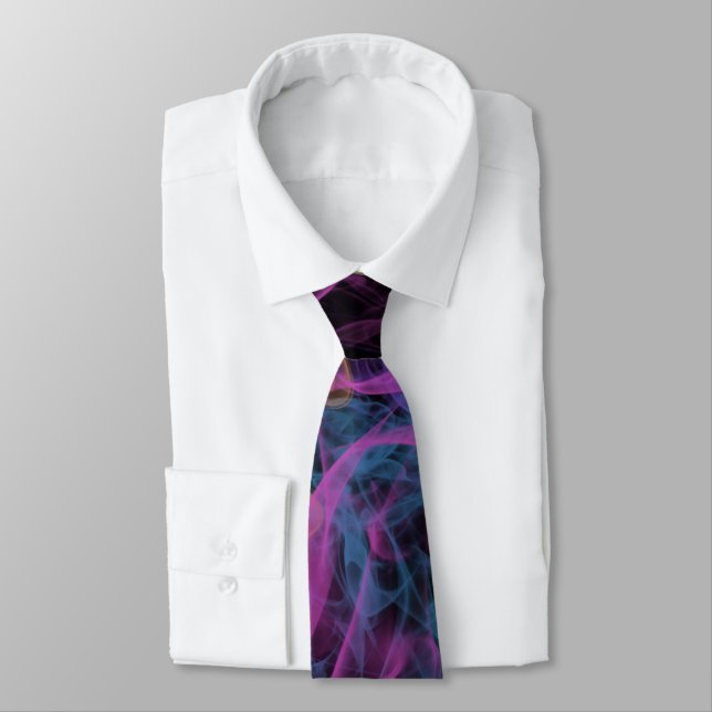 Coloured Smoke Tie (Tied)