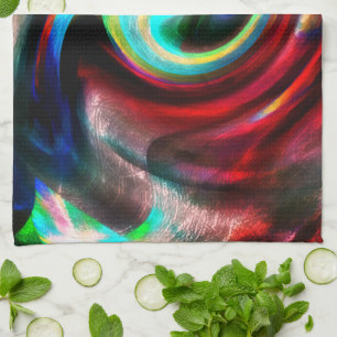 Coloured spiral in soft rough and matte or polishe kitchen towel