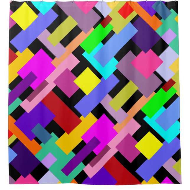 Coloured Squares & Rectangles + your backgr. & ide (Front)