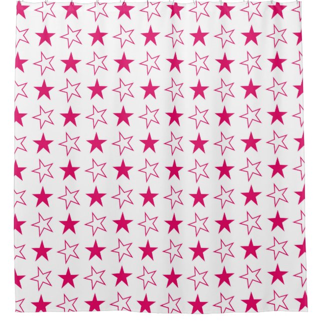 Coloured stars seamless pattern, pink stars vintag (Front)