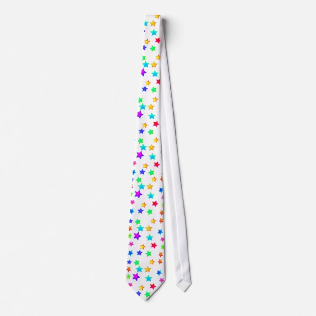 Coloured Stars Tie (Front)