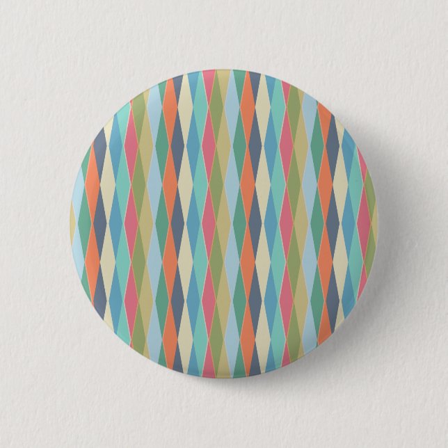 Coloured stripes. 2 inch round button (Front)