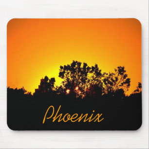 Coloured Sunset by Bobby Mikul mousepad