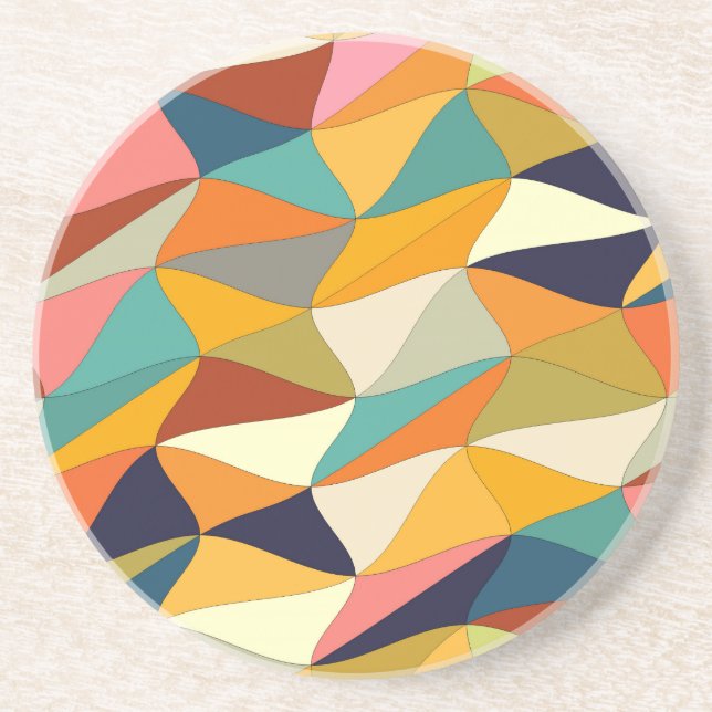 coloured tangle coaster (Front)