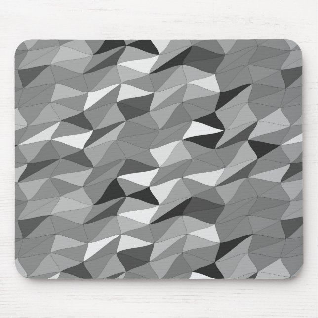 coloured tangle monochrome mouse pad (Front)