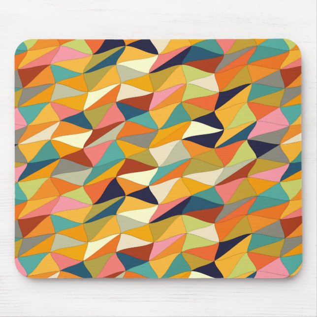 coloured tangle mouse pad (Front)