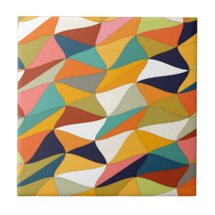 coloured tangle tile