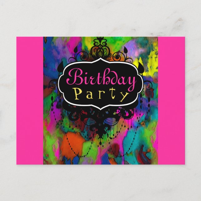Coloured Thoughts ~ Postcard / Invitations (Front)