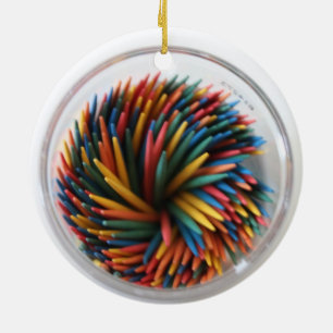 Coloured Toothpicks Ornament