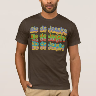 Coloured typography "Rio" T-Shirt
