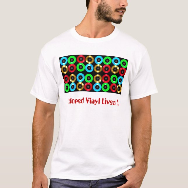 Coloured Vinyl Lives!! T-Shirt (Front)