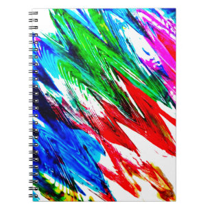 Coloured waves notebook