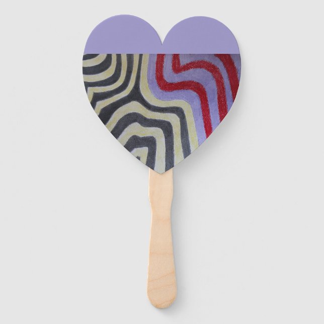 Coloured Waves Set of Fans (Back)