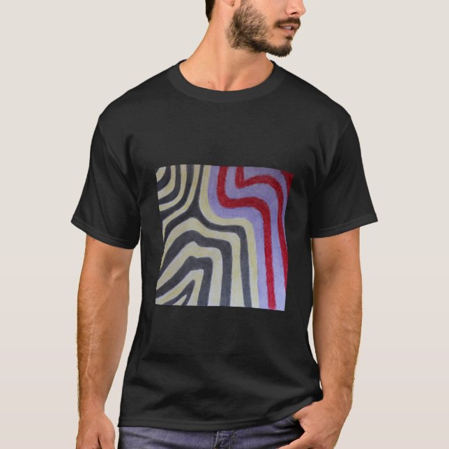 Coloured Waves T-Shirt (Front)