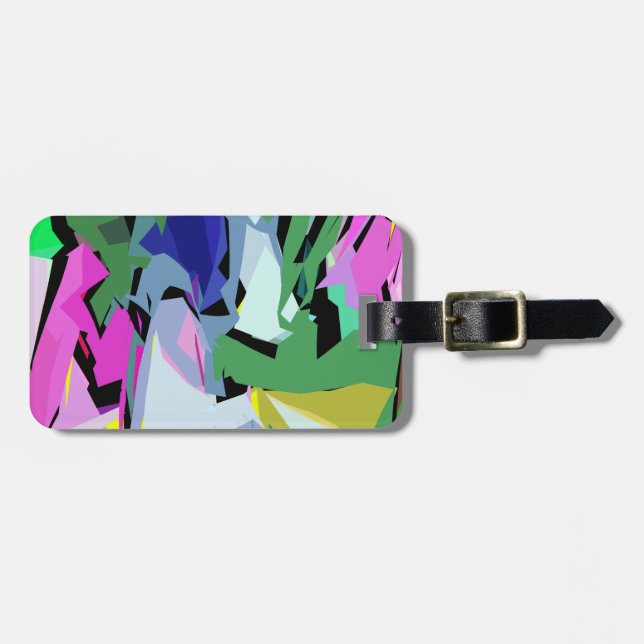 Coloured wind luggage tag (Front Horizontal)