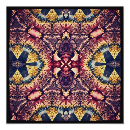 Coloured woollen article card