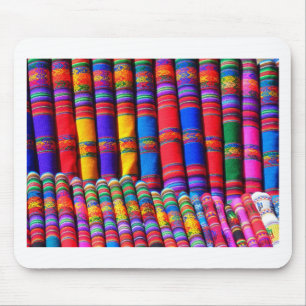 Coloured Woven Cloth Mouse Pad