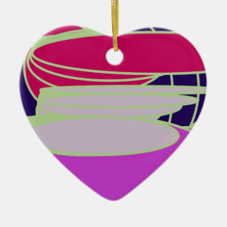 colourful 1332 abstract art ceramic ornament