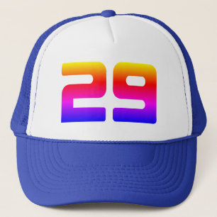 Colourful 29th Birthday Party Trucker Hat