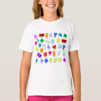Colourful 2D & 3D Geometric Shapes Pattern