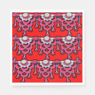 Colourful 3D Digital Design Luncheon Napkins - Per
