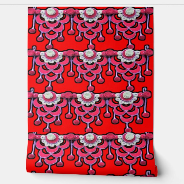 Colourful 3D Digital Peel and Stick Wallpaper – Te (Unrolling)