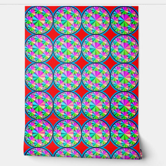 Colourful 3D Digital Peel and Stick Wallpaper – Te