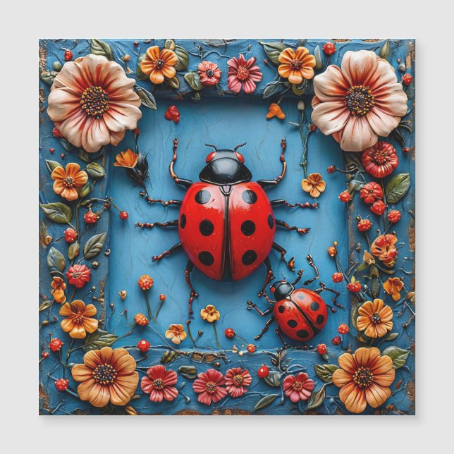 Colourful 3d ladybug (Front)