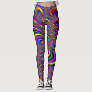 Colourful 3D Rave Leggings