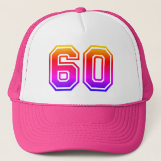 Colourful 60th Birthday Party Trucker Hat