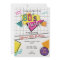 Colourful 80's Party Invitation