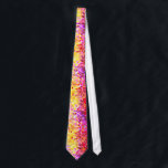 Colourful 80's Retro Disco Ball Pattern Tie<br><div class="desc">Colourful disco ball mirrors with sparkles random pattern. Design isavailable on other products.</div>