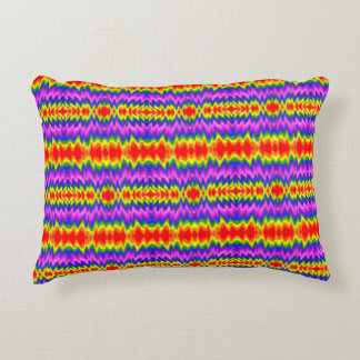 colourful abstract accent pillow