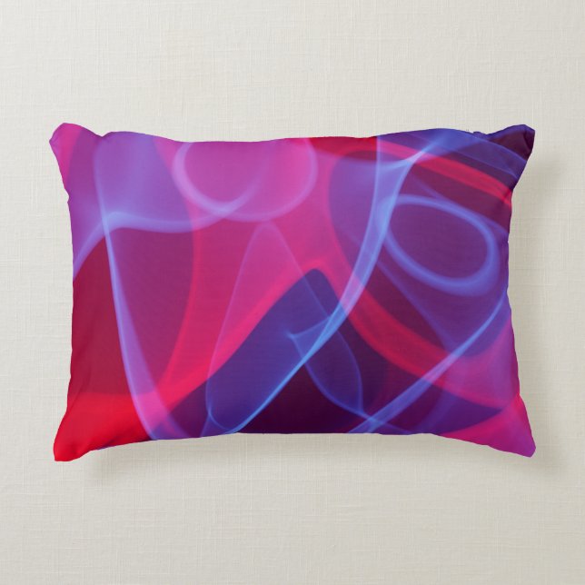 Colourful Abstract    Accent Pillow (Front)