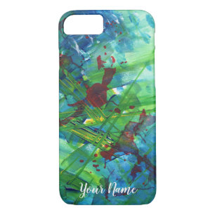 Colourful Abstract Acrylic Art iPhone 8/7 Case